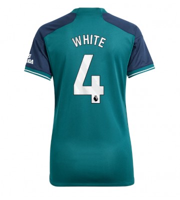 Arsenal Benjamin White #4 Tredje trøje Dame 2023-24 Kort ærmer